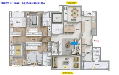 Apartamento, 3 quartos, 165 m² - Foto 5