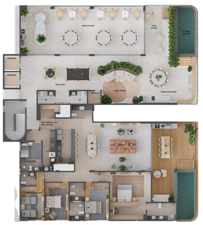 Casa, 4 quartos, 244 m² - Foto 2