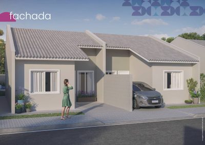 Casa, 3 quartos, 55 m² - Foto 1