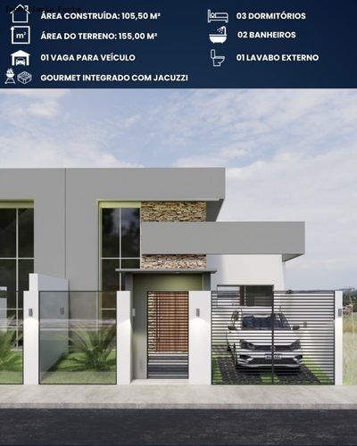 Casa, 3 quartos, 107 m² - Foto 3