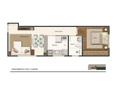 Apartamento, 1 quarto, 38 m² - Foto 5