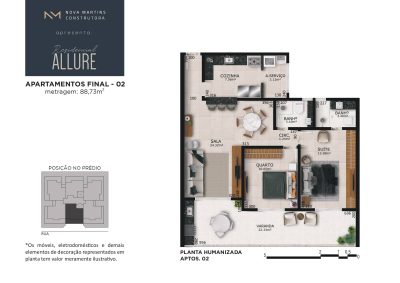 Apartamento, 2 quartos, 88 m² - Foto 2