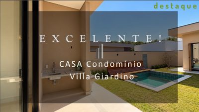 Casa de Condomínio, 3 quartos - Foto 1