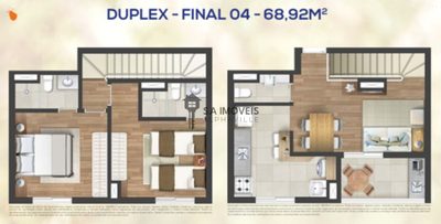 Apartamento, 2 quartos, 68 m² - Foto 2