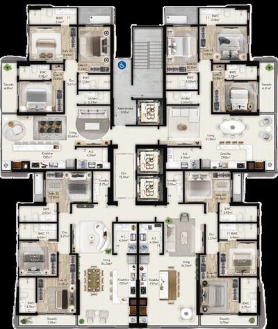Apartamento, 3 quartos, 122 m² - Foto 3