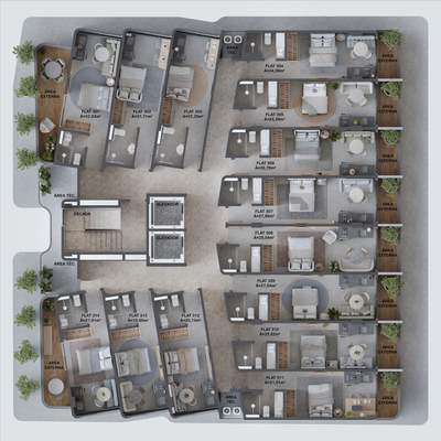 Apartamento, 1 quarto, 24 m² - Foto 5