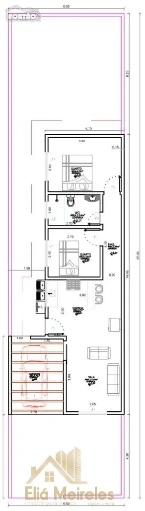 Casa, 3 quartos, 69 m² - Foto 4