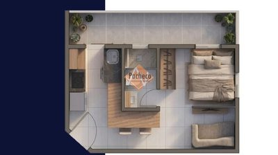 Apartamento, 1 quarto, 30 m² - Foto 5