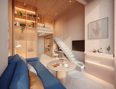 Apartamento, 1 quarto, 29 m² - Foto 2