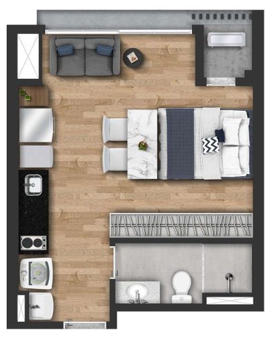 Apartamento, 2 quartos, 48 m² - Foto 4