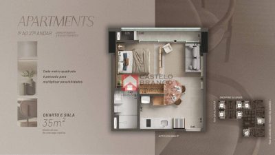 Apartamento, 1 quarto, 25 m² - Foto 5