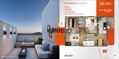 Apartamento, 2 quartos, 44 m² - Foto 4
