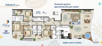 Apartamento, 4 quartos, 204 m² - Foto 2