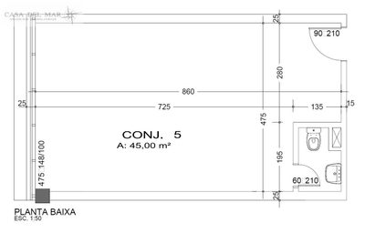 Sala-Conjunto, 45 m² - Foto 5