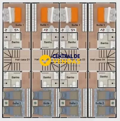 Casa, 2 quartos, 34 m² - Foto 4