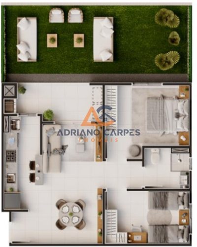 Apartamento, 2 quartos - Foto 5