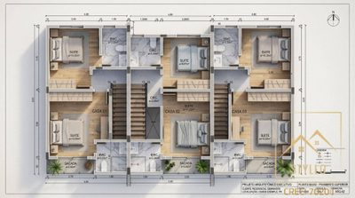 Sobrado, 2 quartos, 81 m² - Foto 3