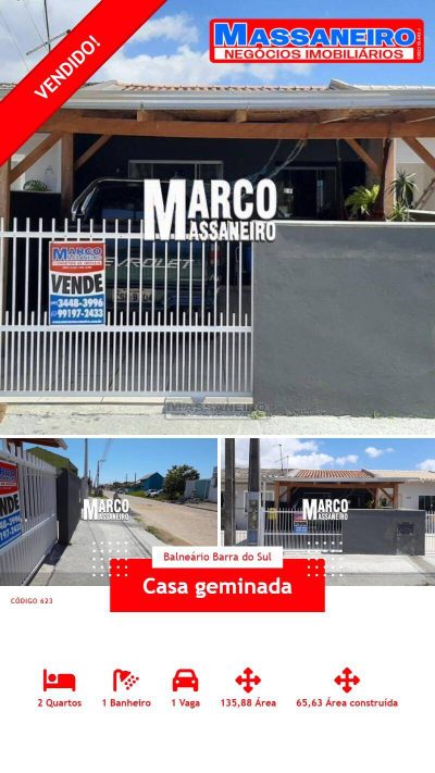 Casa, 2 quartos, 65 m² - Foto 1