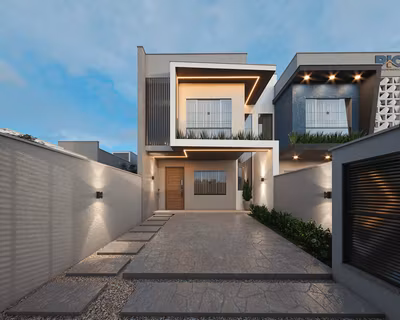 Sobrado, 3 quartos, 112 m² - Foto 1