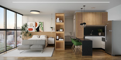 Cobertura, 1 quarto, 61 m² - Foto 2