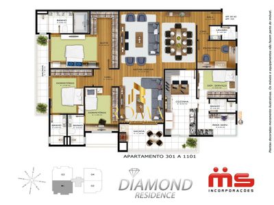 Apartamento, 3 quartos, 220 m² - Foto 3