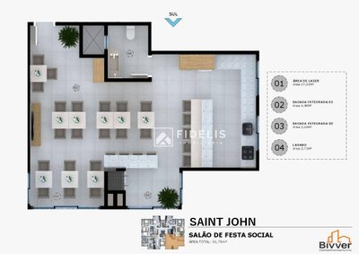 Apartamento, 2 quartos, 67 m² - Foto 2