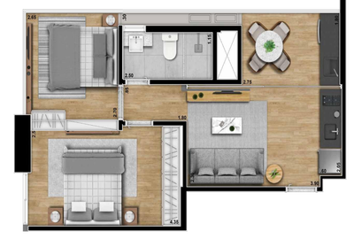 Casa, 1 quarto, 101 m² - Foto 5