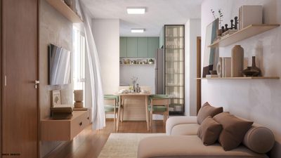Apartamento, 2 quartos, 41 m² - Foto 3