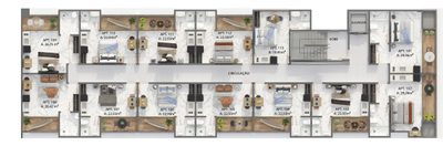Cobertura, 1 quarto, 34 m² - Foto 1