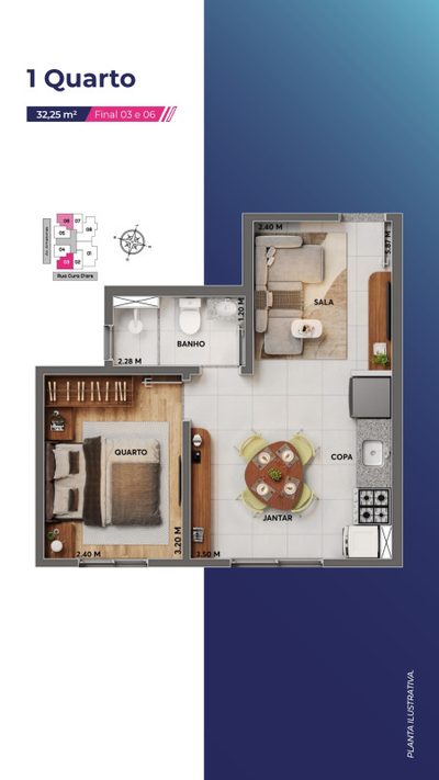 Apartamento, 1 quarto, 32 m² - Foto 5
