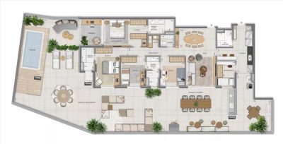 Apartamento, 4 quartos, 170 m² - Foto 2