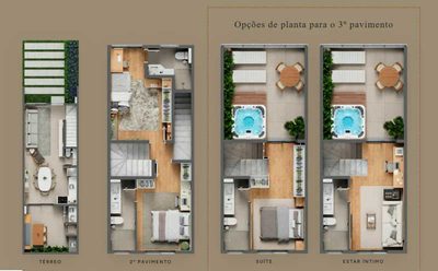 Casa de Condomínio, 3 quartos - Foto 1