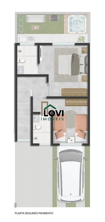 Sobrado, 2 quartos, 65 m² - Foto 5