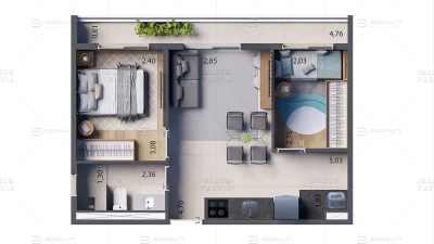 Apartamento, 2 quartos, 58 m² - Foto 4