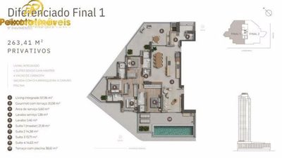 Apartamento, 4 quartos, 263 m² - Foto 2