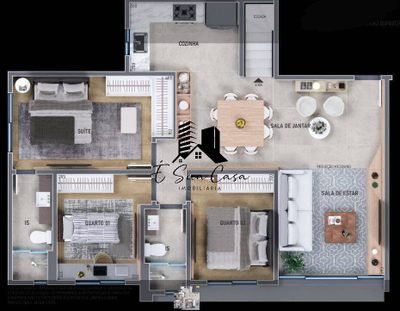 Apartamento, 3 quartos, 83 m² - Foto 5
