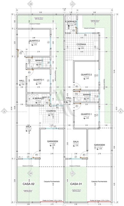 Casa, 2 quartos, 7768 m² - Foto 1