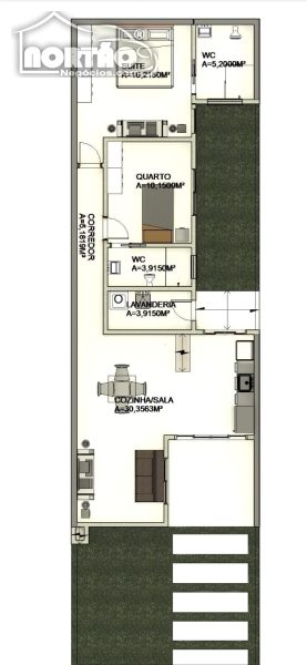 Casa, 3 quartos, 97 m² - Foto 2
