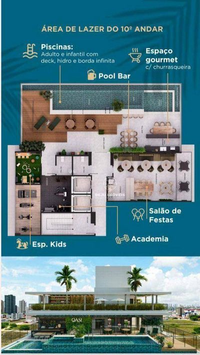Cobertura, 3 quartos, 104 m² - Foto 2