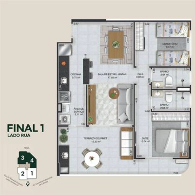 Apartamento, 2 quartos, 72 m² - Foto 4