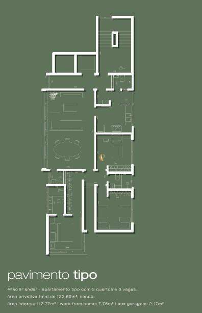 Apartamento, 3 quartos, 120 m² - Foto 3