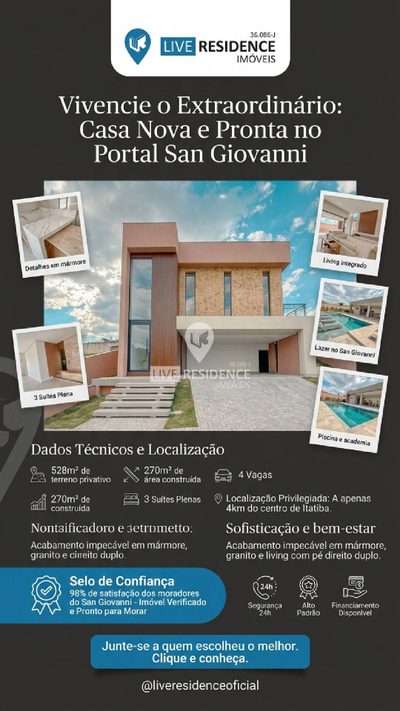 Casa, 3 quartos, 270 m² - Foto 1
