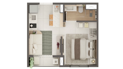 Casa, 1 quarto, 45 m² - Foto 4