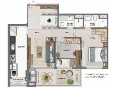 Cobertura, 4 quartos, 191 m² - Foto 3
