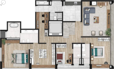 Apartamento, 2 quartos, 144 m² - Foto 4