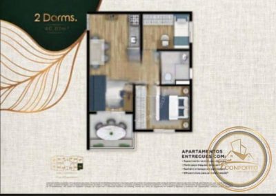 Apartamento, 2 quartos, 40 m² - Foto 4