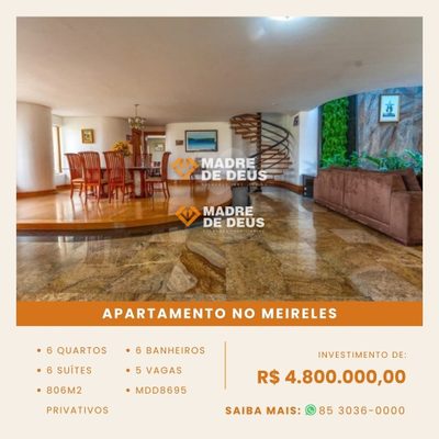 Apartamento, 6 quartos, 806 m² - Foto 2