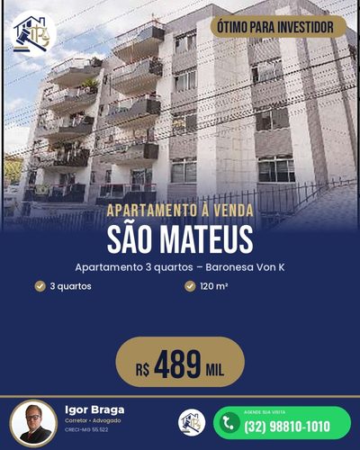 Apartamento, 3 quartos, 120 m² - Foto 1
