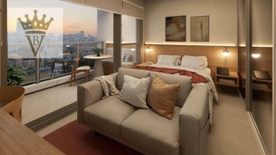 Kitnet-Studio, 27 m² - Foto 1