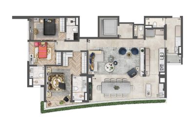 Apartamento, 3 quartos, 150 m² - Foto 3